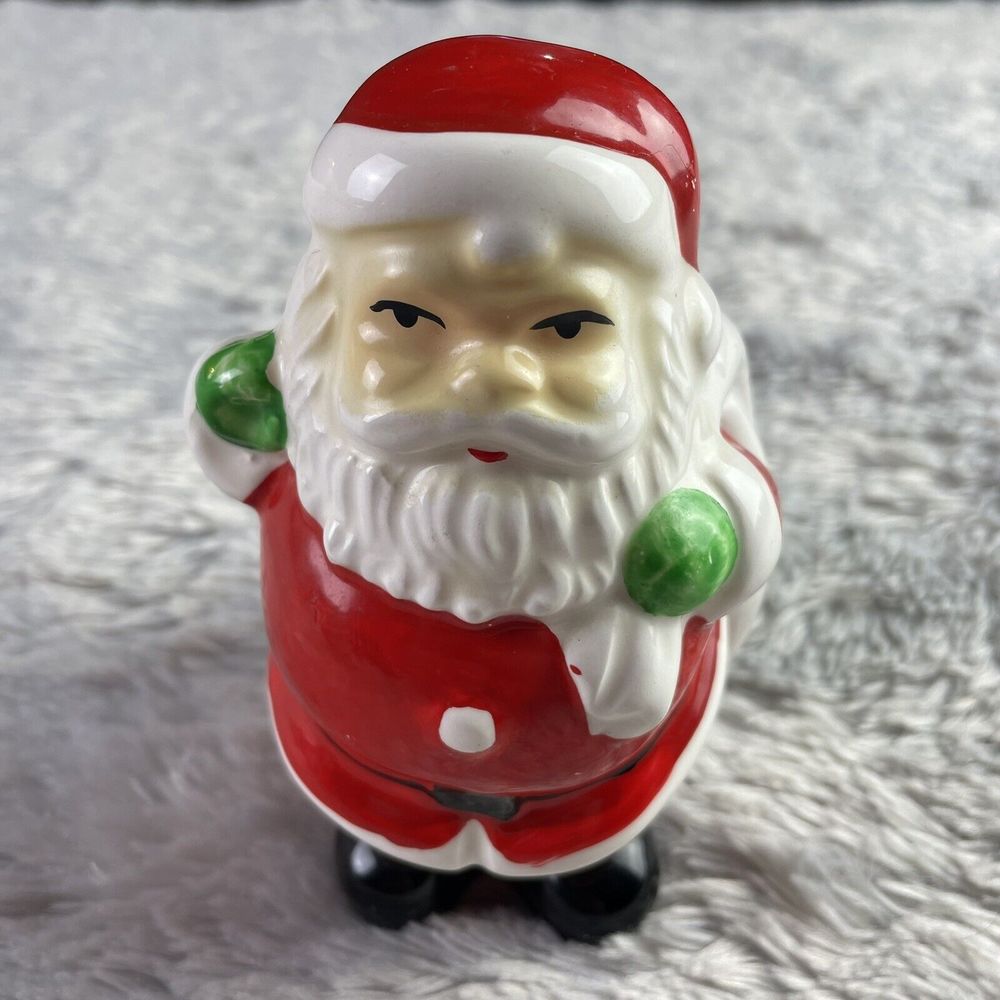 VINTAGE Lego Santa Vase Toy Sack Small Planter Succulent Pen Holder Christmas